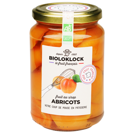 Abricots bio au sirop - 1
