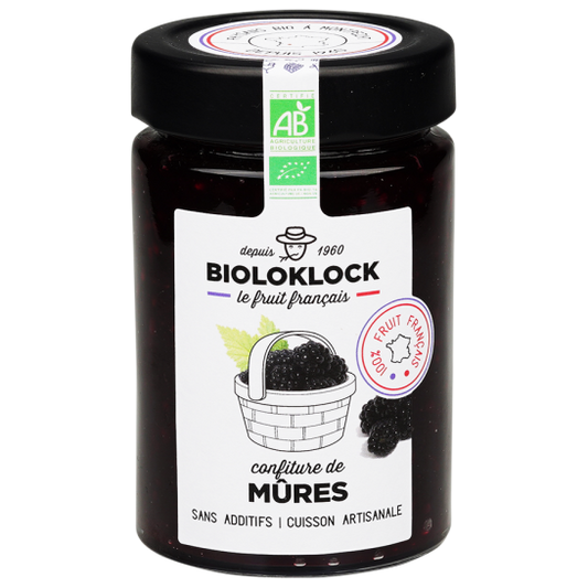 Confiture bio mûres - 1