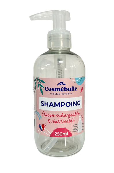Flacon pompe pour shampoing a diluer - 1
