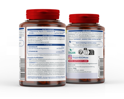 Magnésium marin et vitamine b6 90 comprimés - 2