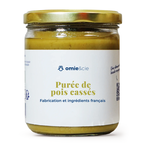 Omie -- Purée de pois cassés bio (charente) - 400 g